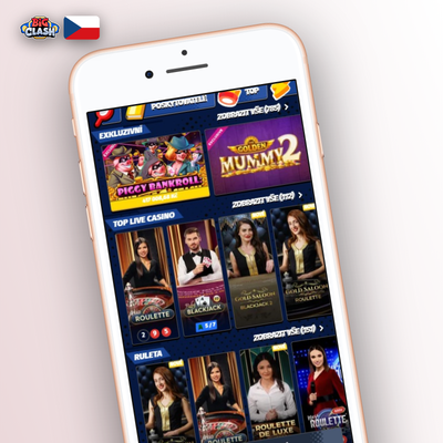 Pokladna a bonusy v Bigclash Casino android aplikaci na jednom místě