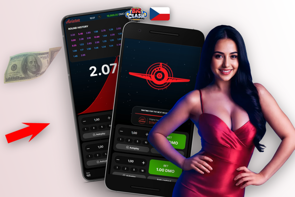 Herní obrazovka Aviatoru od Spribe v Bigclash Casino s násobitelem 2,45x